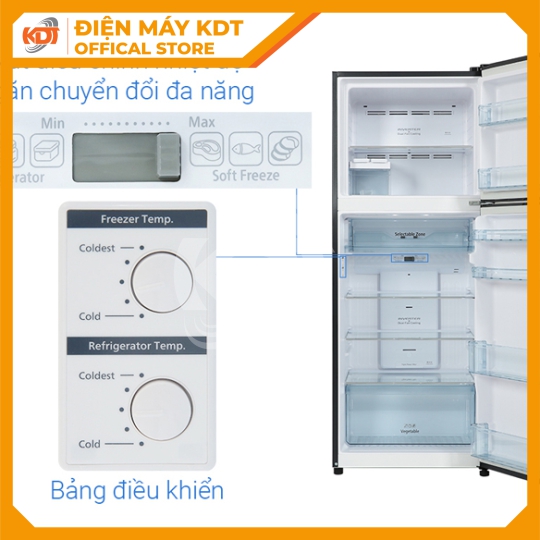 Tủ lạnh Hitachi Inverter 366 lít R-FVX480PGV9(GBK)