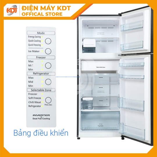 Tủ lạnh Hitachi Inverter 349 lít R-FVY480PGV0(GBK)