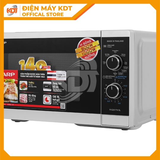 Lò vi sóng có nướng Sharp 25 lít R-G251TV-SL