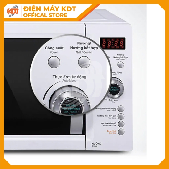 Lò vi sóng có nướng Sharp 23 lít R-G371VN-W 