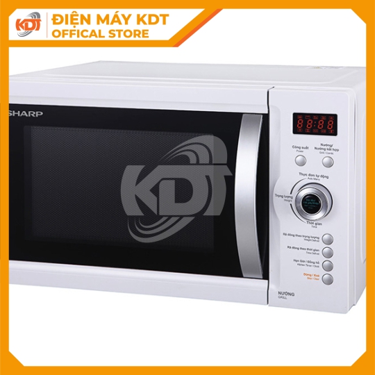 Lò vi sóng có nướng Sharp 23 lít R-G371VN-W 