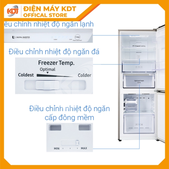 Tủ lạnh Samsung Inverter 276 lít RB27N4170BU/SV