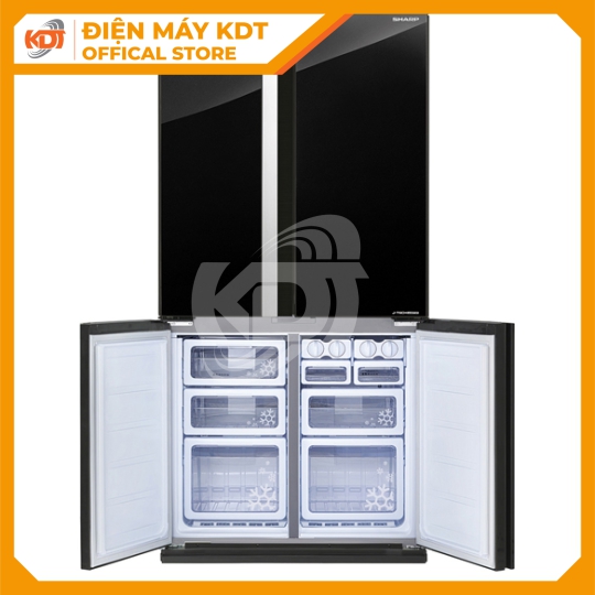 Tủ lạnh Sharp Inverter 605 lít SJ-FX688VG-BK