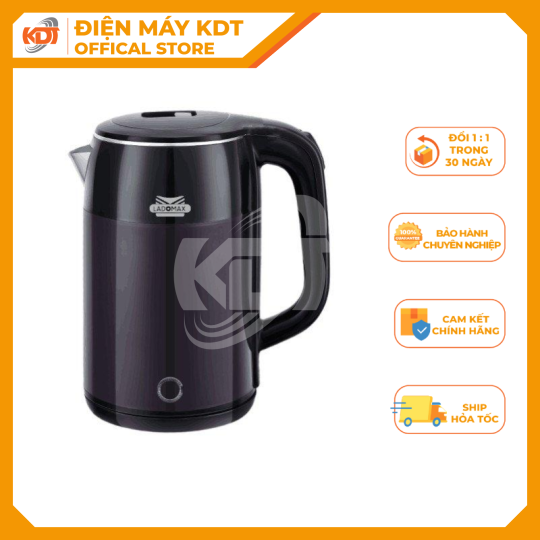Ấm đun siêu tốc Ladomax 2.5 Lít HA-883 (Xanh/ Đen)