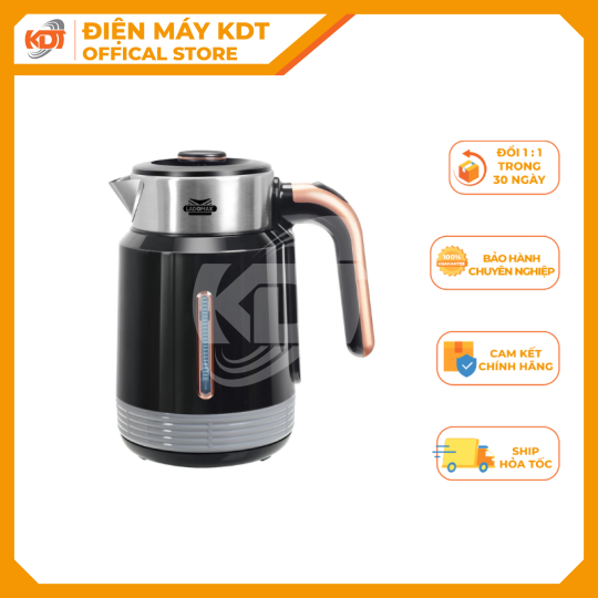 Ấm đun siêu tốc Ladomax 2 Lít HA-889 ( Vàng/ Đen)