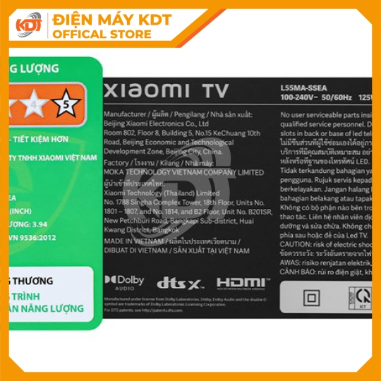 Tivi Xiaomi QLED 4K 55 inch A Pro 55 2025 (L55MA-SSEA)