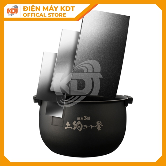 Nồi cơm điện tử cao tần Tiger 1 lít JKT-F10W Xám Đen