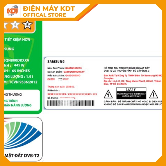 Tivi Samsung Neo QLED 8K 65 Inch QA65QN800DK