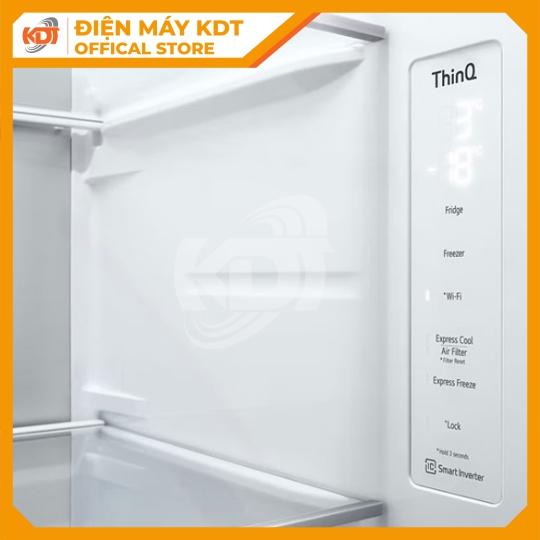 Tủ lạnh LG Inverter 655 lít GR-V257BL