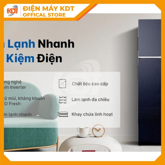 Tủ lạnh Aqua Inverter 236 lít AQR-T260FA(SC)