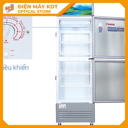 Tủ mát Sanaky 340 lít TM.VH408WL