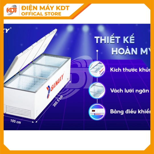 Tủ Đông Sanaky Inverter 1500 lít VH-1799HY3