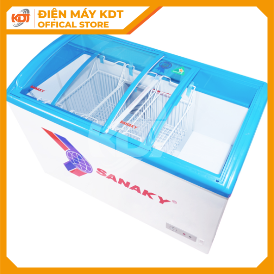 Tủ Đông Kính Cong Sanaky 340 Lít VH-482K