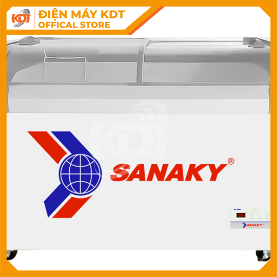 Tủ Đông Kính Cong Sanaky 350 Lít VH-482KB