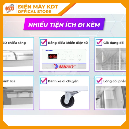 Tủ Đông Sanaky 500 Lít VH-899KA