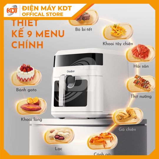 Nồi chiên không dầu GAABOR GA-E85AS dung tích 8.5L