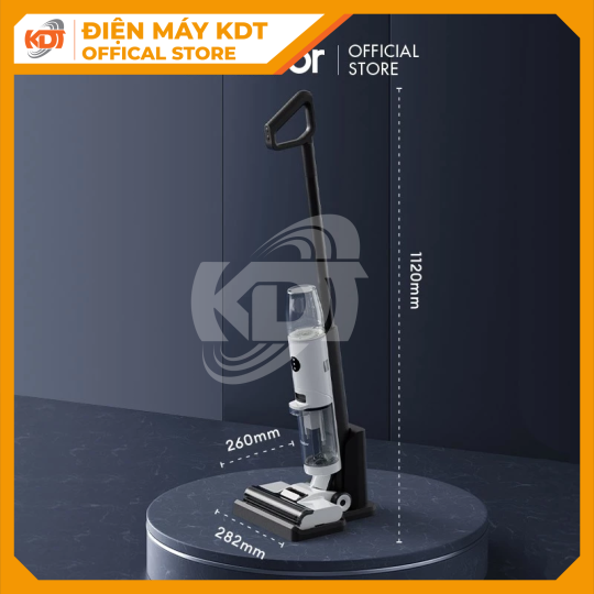 Máy hút bụi và lau sàn không dây thông minh GAABOR VCF8T-WH01A