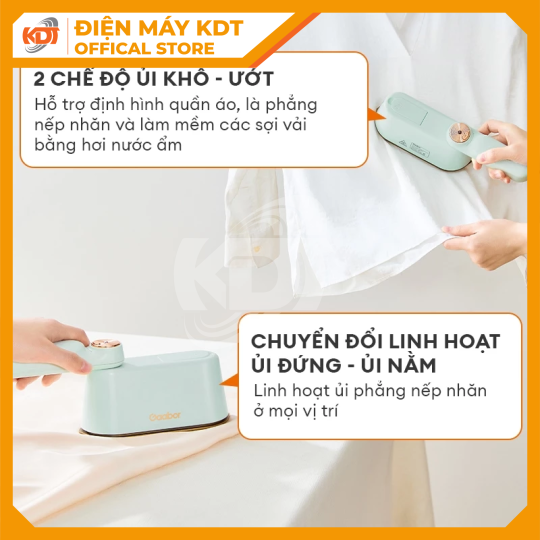 Bàn ủi hơi nước cầm tay gấp gọn Gaabor HM-M01A